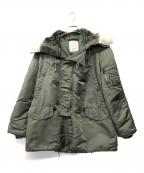MILITARYミリタリー）の古着「N-3Bタイプコート」｜カーキ