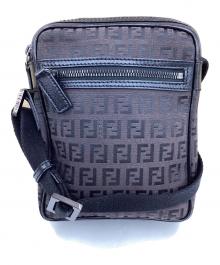 FENDI（フェンディ）の古着「ズッキーノ　ショルダーポーチ」｜ブラック