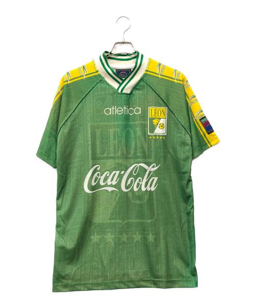 atletica（アトレティカ）atletica (アトレティカ) ゲームシャツ グリーン サイズ:Mの古着・服飾アイテム