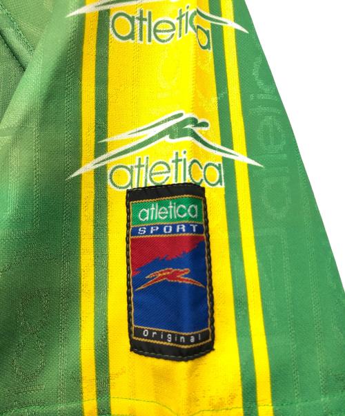 atletica（アトレティカ）atletica (アトレティカ) ゲームシャツ グリーン サイズ:Mの古着・服飾アイテム