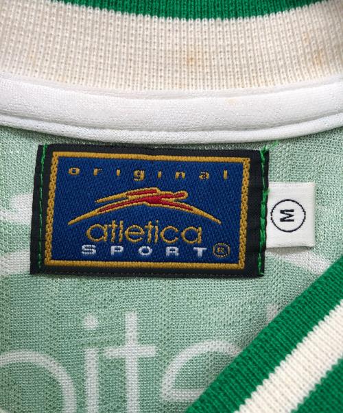 atletica（アトレティカ）atletica (アトレティカ) ゲームシャツ グリーン サイズ:Mの古着・服飾アイテム