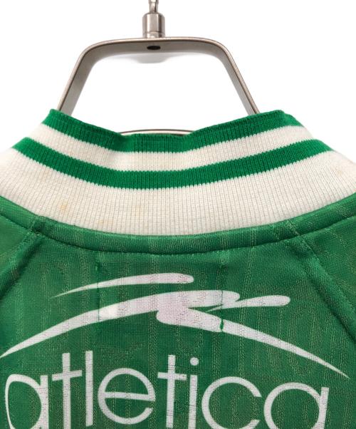 atletica（アトレティカ）atletica (アトレティカ) ゲームシャツ グリーン サイズ:Mの古着・服飾アイテム