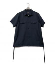 TAION（タイオン）の古着「ハーフスリーブシャツ」｜ネイビー