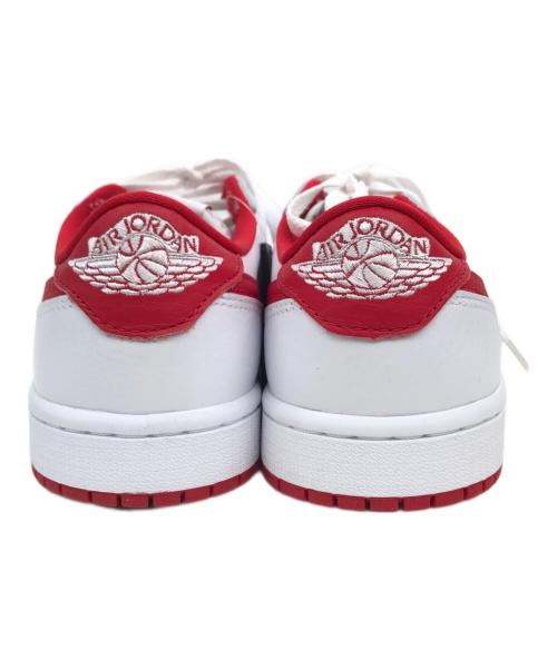 NIKE（ナイキ）NIKE (ナイキ) AIR JORDAN 1 RETRO LOW OG ホワイト×レッド サイズ:23.5cm 未使用品の古着・服飾アイテム
