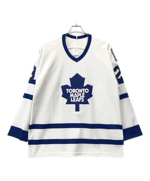 CCM（シーシーエム）CCM (シーシーエム) ホッケーシャツ ホワイト サイズ:Mの古着・服飾アイテム