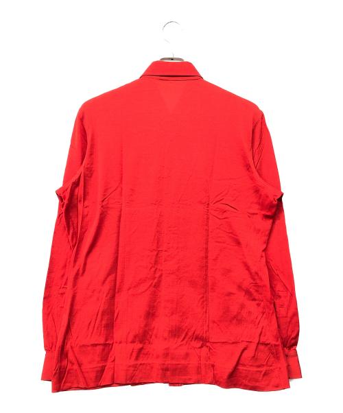 CELINE（セリーヌ）CELINE (セリーヌ) ポロシャツ レッド サイズ:52の古着・服飾アイテム