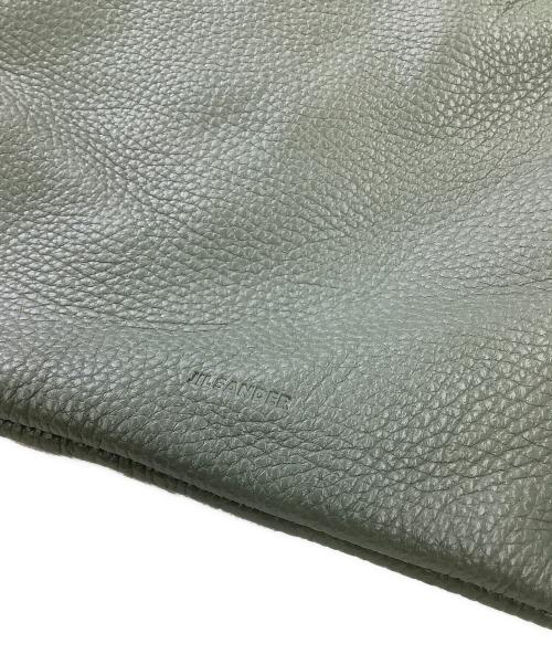 JIL SANDER（ジルサンダー）JIL SANDER (ジルサンダー) レザートートバッグ グリーンの古着・服飾アイテム