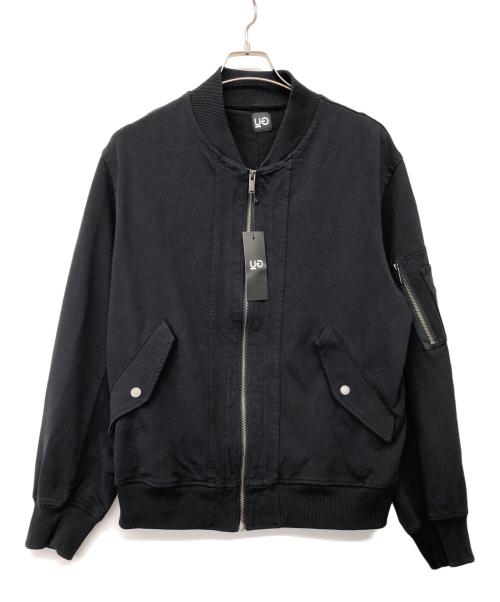 GU UNDERCOVER（ジーユー×アンダーカバー）GU UNDERCOVER (ジーユー×アンダーカバー) リブブルゾン ブラック サイズ:Mの古着・服飾アイテム