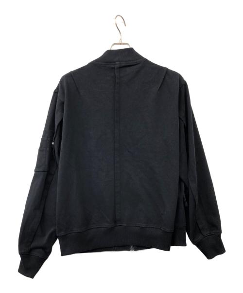 GU UNDERCOVER（ジーユー×アンダーカバー）GU UNDERCOVER (ジーユー×アンダーカバー) リブブルゾン ブラック サイズ:Mの古着・服飾アイテム