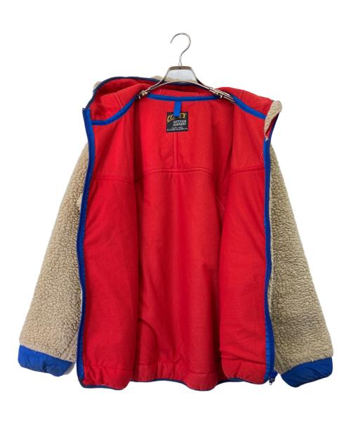 CMF OUTDOOR GARMENT（コンフィーアウトドアガーメント）CMF OUTDOOR GARMENT (コンフィーアウトドアガーメント) フリースジャケット ベージュ×ブルー サイズ:Mの古着・服飾アイテム