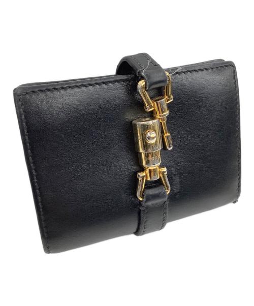 GUCCI（グッチ）GUCCI (グッチ) ジャッキーミニウォレット ブラックの古着・服飾アイテム