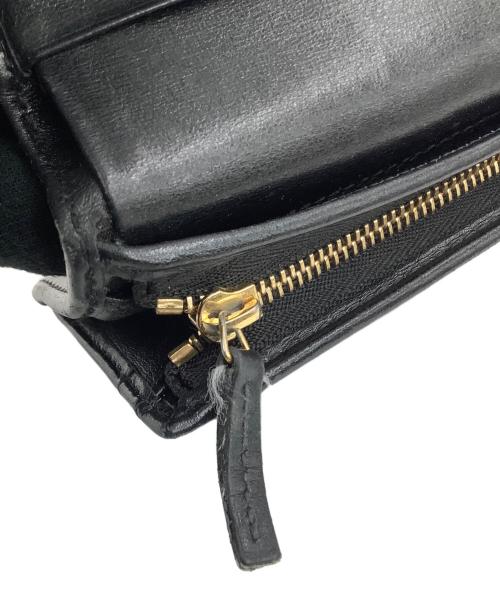 GUCCI（グッチ）GUCCI (グッチ) ジャッキーミニウォレット ブラックの古着・服飾アイテム