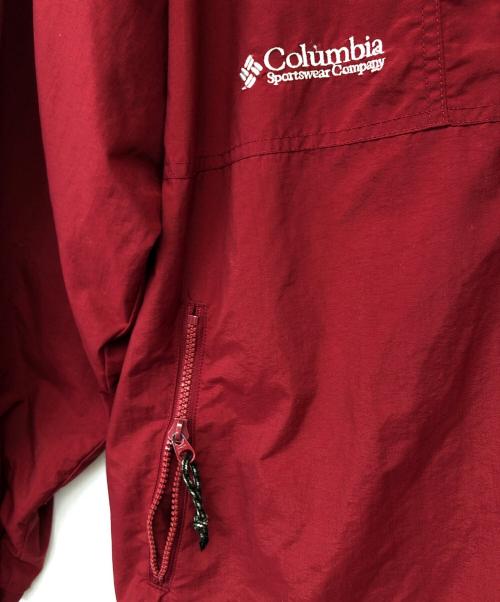 Columbia（コロンビア）Columbia (コロンビア) アノラックパーカー レッド サイズ:Mの古着・服飾アイテム