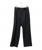 UNITED TOKYOユナイテッドトーキョー）の古着「パネルスリットストレートパンツ」｜ブラック
