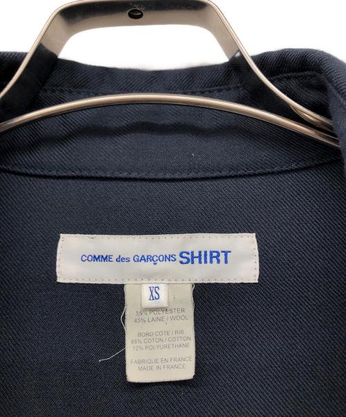 COMME des GARCONS SHIRT（コムデギャルソンシャツ）COMME des GARCONS SHIRT (コムデギャルソンシャツ) シャツジャケット ネイビー サイズ:XSの古着・服飾アイテム
