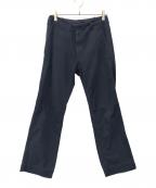 COMME des GARCONS HOMMEコムデギャルソン オム）の古着「ストレートパンツ」｜ネイビー