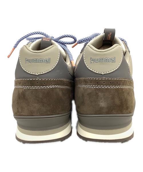 DIADORA（ディアドラ）DIADORA (ディアドラ) hummel (ヒュンメル) スニーカー カーキ×ピンク サイズ:28cmの古着・服飾アイテム