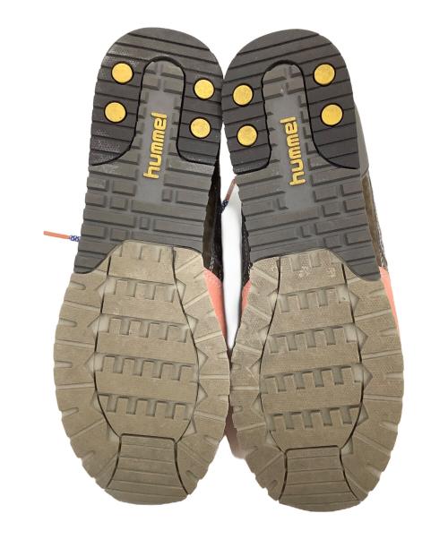 DIADORA（ディアドラ）DIADORA (ディアドラ) hummel (ヒュンメル) スニーカー カーキ×ピンク サイズ:28cmの古着・服飾アイテム