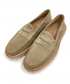 Caminandoカミナンド）の古着「スウェードローファー」｜ベージュ