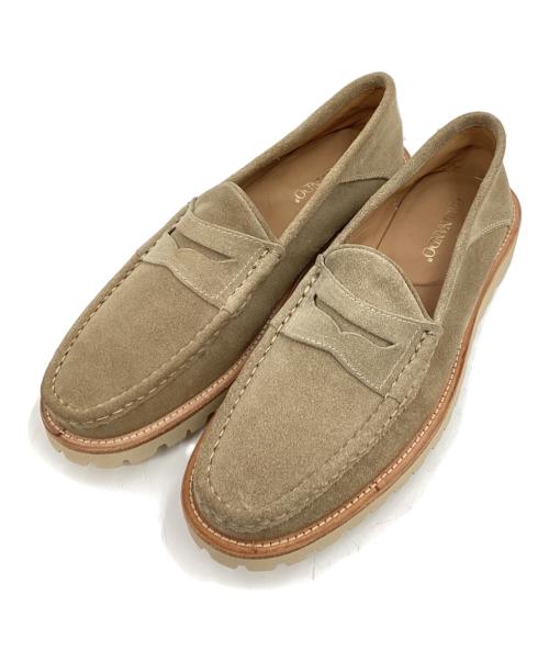 Caminando（カミナンド）Caminando (カミナンド) スウェードローファー ベージュ サイズ:28cmの古着・服飾アイテム