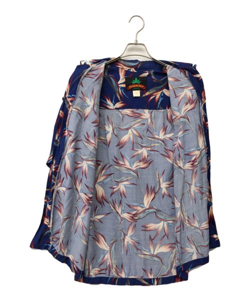 PINEAPPLE JUICE（パインアップル ジュース）PINEAPPLE JUICE (パインアップル ジュース) アロハシャツ ネイビー サイズ:Sの古着・服飾アイテム