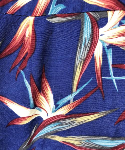 PINEAPPLE JUICE（パインアップル ジュース）PINEAPPLE JUICE (パインアップル ジュース) アロハシャツ ネイビー サイズ:Sの古着・服飾アイテム