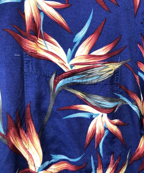 PINEAPPLE JUICE（パインアップル ジュース）PINEAPPLE JUICE (パインアップル ジュース) アロハシャツ ネイビー サイズ:Sの古着・服飾アイテム