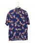 PINEAPPLE JUICE（パインアップル ジュース）の古着「アロハシャツ」｜ネイビー