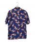 PINEAPPLE JUICE (パインアップル ジュース) アロハシャツ ネイビー サイズ:S：5000円