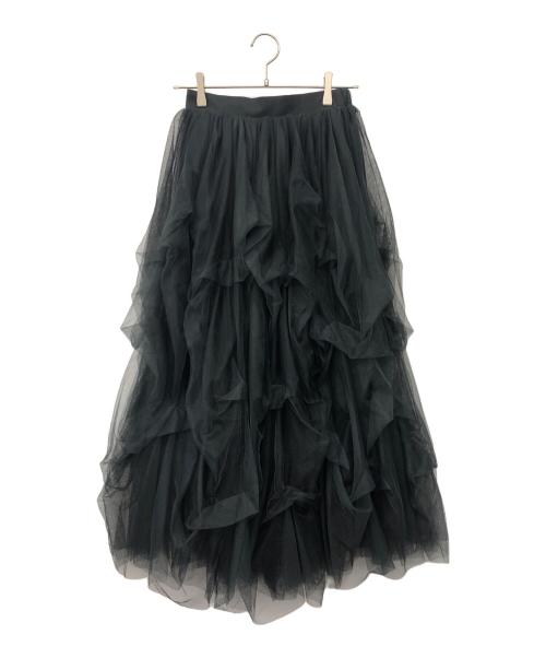 Belle vintage（ベル ヴィンテージ）Belle vintage (ベル ヴィンテージ) ボリュームチュールスカート ブラック サイズ:FREEの古着・服飾アイテム