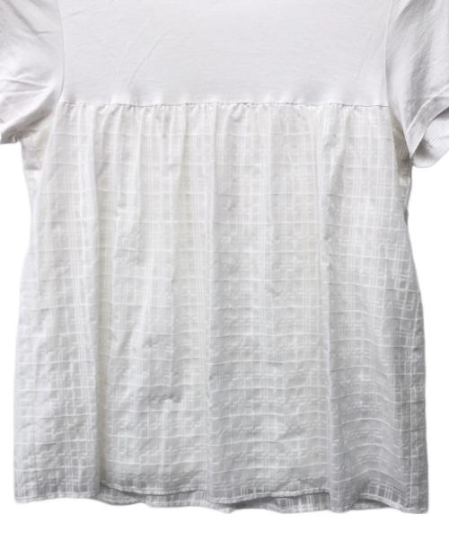 BLUE LABEL CRESTBRIDGE（ブルーレーベルクレストブリッジ）BLUE LABEL CRESTBRIDGE (ブルーレーベルクレストブリッジ) 半袖Tシャツ ホワイト サイズ:38の古着・服飾アイテム