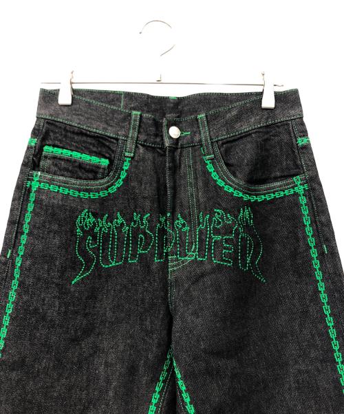 SUPPLIER（サプライヤー）SUPPLIER (サプライヤー) デニムパンツ グレー サイズ:Sの古着・服飾アイテム