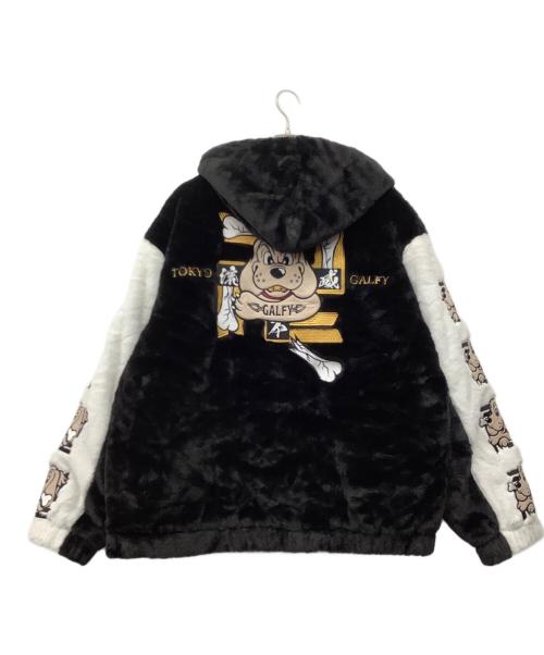GALFY（ガルフィー）GALFY (ガルフィー) 東京リベンジャーズ (東京リベンジャーズ) ファーブルゾン ブラック サイズ:XL 未使用品の古着・服飾アイテム