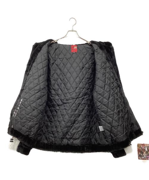 GALFY（ガルフィー）GALFY (ガルフィー) 東京リベンジャーズ (東京リベンジャーズ) ファーブルゾン ブラック サイズ:XL 未使用品の古着・服飾アイテム