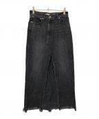 PROTAGONISTAプロタゴニスタ）の古着「デニムスカート」｜ブラック