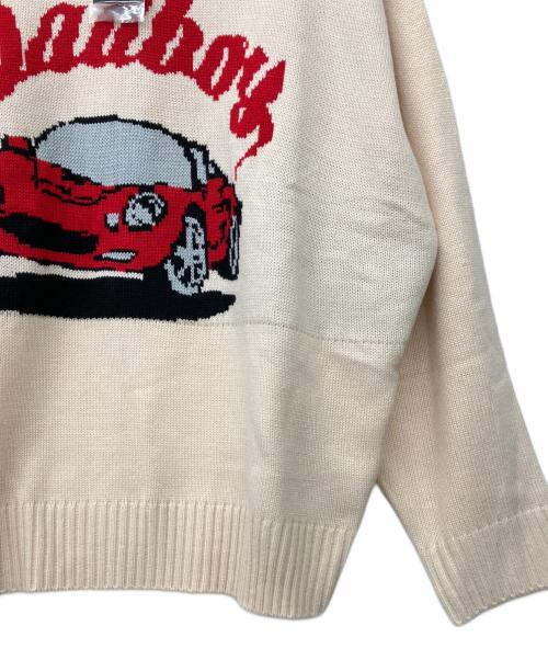 BADBOY（バッドボーイ）BADBOY (バッドボーイ) ニット ベージュ サイズ:L 未使用品の古着・服飾アイテム