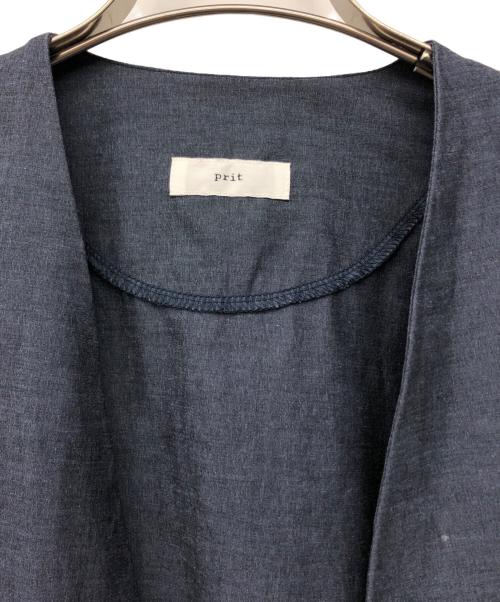 prit（プリット）prit (プリット) ジャケット ブルー サイズ:不明の古着・服飾アイテム