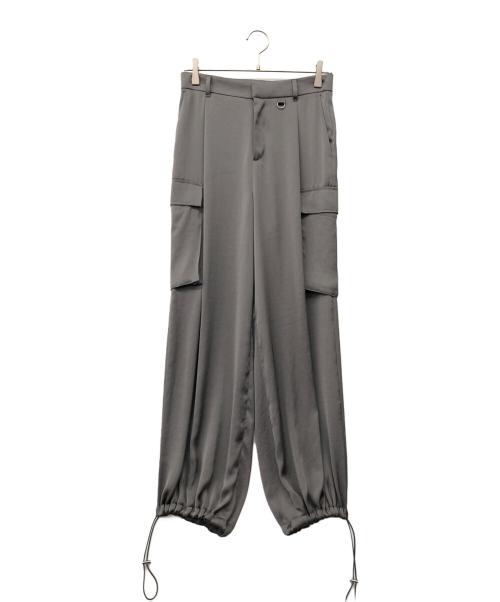 EVERYDAY I LIKE.（エヴリデイ アイ ライク）EVERYDAY I LIKE. (エヴリデイ アイ ライク) サテンカーゴパンツ カーキ サイズ:36の古着・服飾アイテム