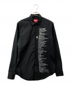 SUPREMEシュプリーム）の古着「長袖シャツ」｜ブラック
