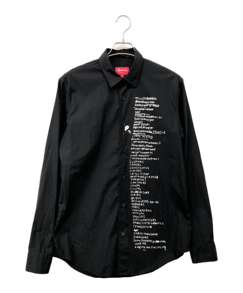 SUPREME（シュプリーム）SUPREME (シュプリーム) 長袖シャツ ブラック サイズ:Mの古着・服飾アイテム