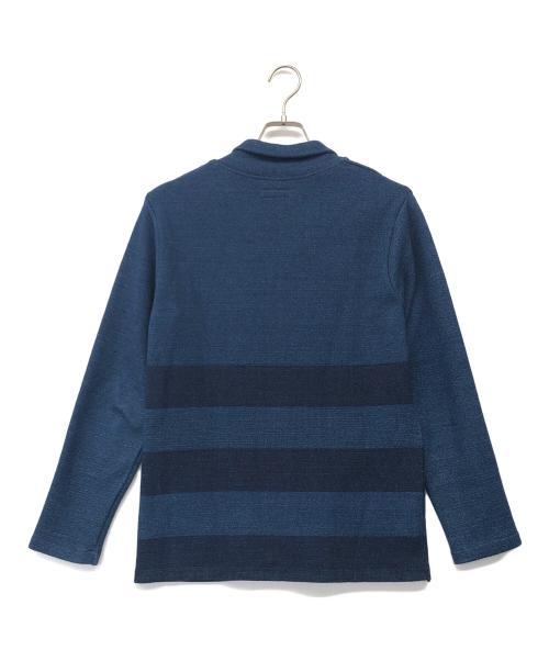 STUDIO D'ARTISAN（ステュディオダルチザン）STUDIO D'ARTISAN (ステュディオダルチザン) インディゴニットテーラードジャケット ネイビー サイズ:Sの古着・服飾アイテム