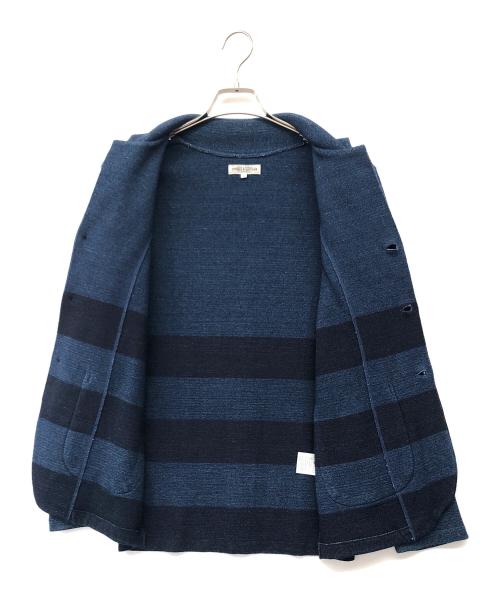 STUDIO D'ARTISAN（ステュディオダルチザン）STUDIO D'ARTISAN (ステュディオダルチザン) インディゴニットテーラードジャケット ネイビー サイズ:Sの古着・服飾アイテム