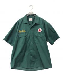 BACKERS（バッカーズ）の古着「ボーリングシャツ」｜グリーン
