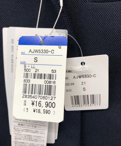 ANCHOR WOMAN（アンカーウーマン）ANCHOR WOMAN (アンカーウーマン) ダブルジャケット ネイビー サイズ:S 未使用品の古着・服飾アイテム