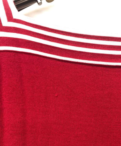 Jean Paul GAULTIER（ジャンポールゴルチェ）Jean Paul GAULTIER (ジャンポールゴルチェ) ニット レッド サイズ:38の古着・服飾アイテム