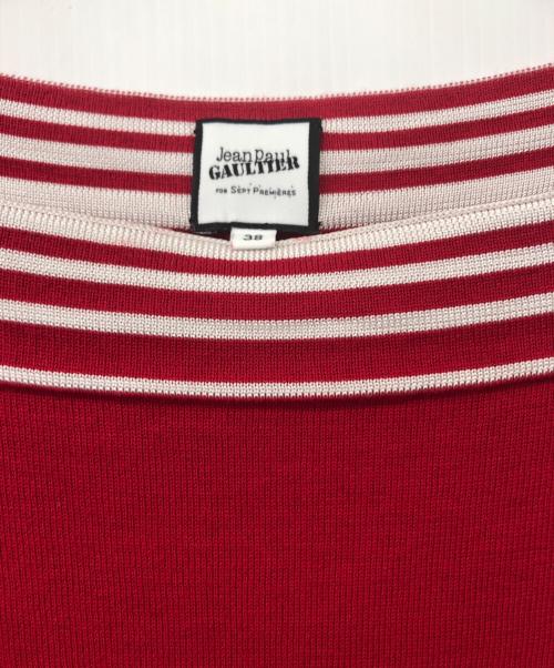 Jean Paul GAULTIER（ジャンポールゴルチェ）Jean Paul GAULTIER (ジャンポールゴルチェ) ニット レッド サイズ:38の古着・服飾アイテム