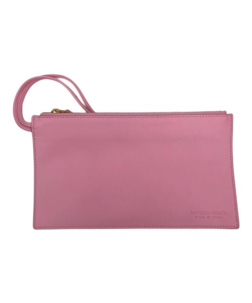 BOTTEGA VENETA（ボッテガベネタ）BOTTEGA VENETA (ボッテガベネタ) ムートントートバッグ ピンクの古着・服飾アイテム