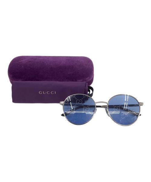 GUCCI（グッチ）GUCCI (グッチ) サングラス ブルーの古着・服飾アイテム
