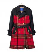 BLUE LABEL CRESTBRIDGEブルーレーベルクレストブリッジ）の古着「コート」｜レッド