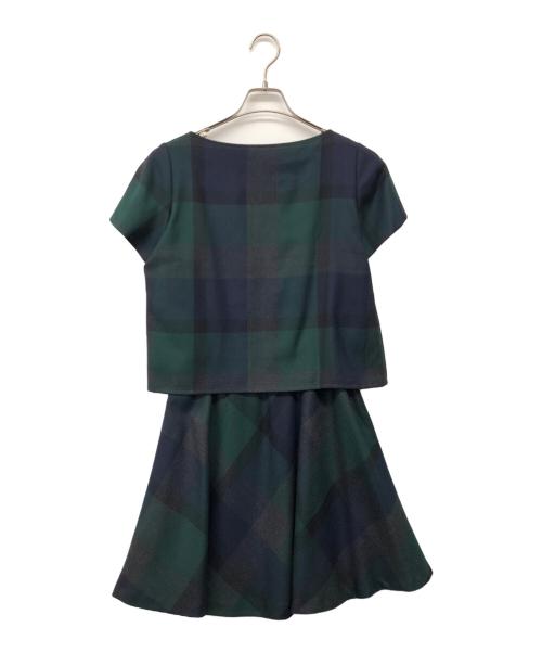 BLUE LABEL CRESTBRIDGE（ブルーレーベルクレストブリッジ）BLUE LABEL CRESTBRIDGE (ブルーレーベルクレストブリッジ) ワンピース ネイビー サイズ:38の古着・服飾アイテム